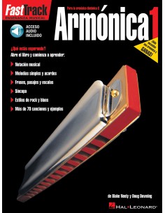 FAST TRACK-Method for 1st Harmonica (Online Audio)