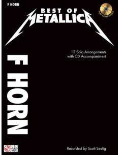 METALLICA-Lo Mejor (The Best Of) para Trompa en Fa (Inc.CD)