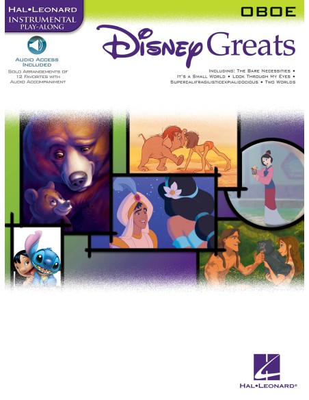 DISNEY-Greats per oboe (Libro/Audio online)