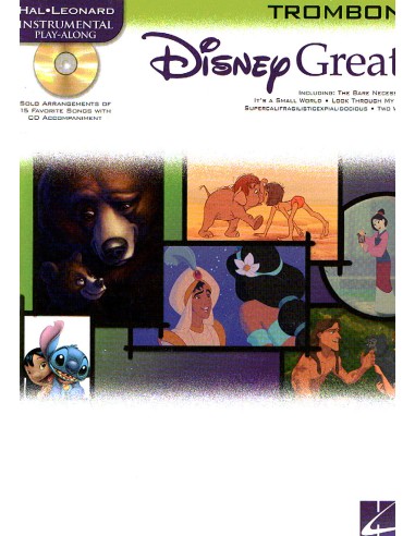 DISNEY-Greats per trombone (libro/audio online)