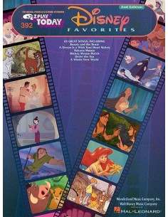 DISNEY-Favourites (EZ Play Vol.392) para Teclado