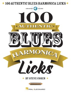 COHEN S.-100 Authentic Blues Harmonica Licks (Audio Online)