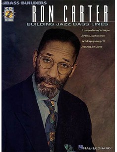 CARTER Ron-Building Jazz Bass Lines para Contrabajo (Inc.CD)