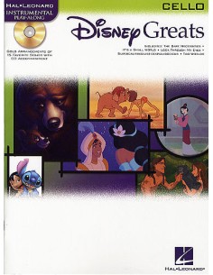 DISNEY-Greats para Violoncello (Book/Online Audio)