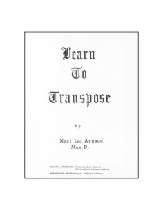 ARNAUD L.N.-Learn To Transpose