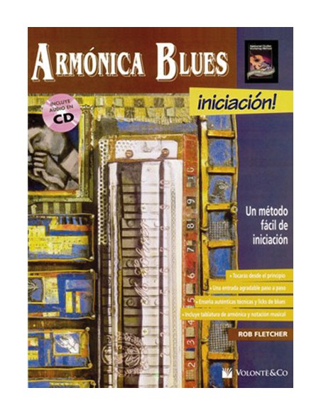 Méthode d?harmonica FLETCHER R.-Blues (Inc.CD)