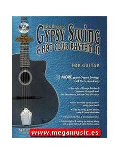 BRUCE D.-Gypsy Swing and Hot Club Rhythm II para Guitarra (Inc.CD)