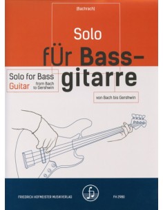 BACHRACH L.-Solo for Bass Guitar from Bach to Gershwin para Bajo Tab