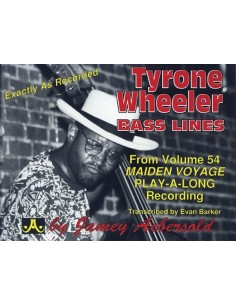 AEBERSOLD-Tyrone Wheeler Bass Lines (Vol.54 Maiden Voyage)