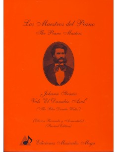 STRAUSS Johann-Vals "El Danubio Azul" Op.314 para Piano