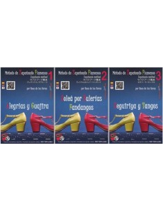 DE LAS HERAS R.-Metodo de Zapateado Flamenco Completo (3 Vols) (Inc.DVD)