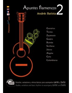 BATISTA A.-Apuntes Flamencos Vol.2 para Guitarra (Inc.CD)