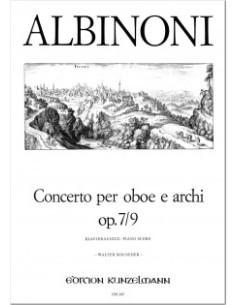 ALBINONI T.-Concierto Op.7 nº  9 en Fa Mayor para Oboe y Piano