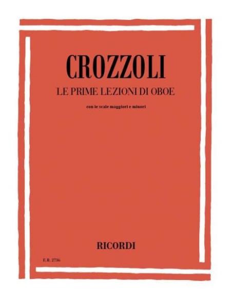 CROZZOLI S.-First Lessons for Oboe