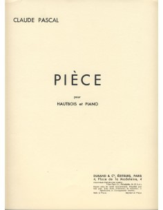 PASCAL C.-Piece per oboe e pianoforte