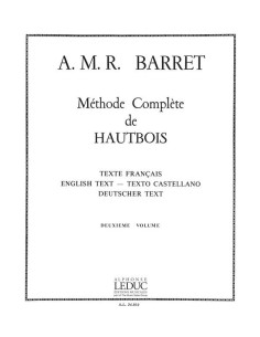 BARRET A.M.R.-Methode Complete Vol.2 per Oboe