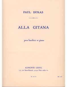 DUKAS P.-Alla Gitana per oboe e pianoforte (Gillet)