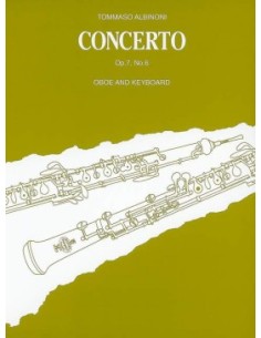 ALBINONI T.-Concierto Op.7 nº  6 en Re Mayor para Oboe y Piano (Paumgartner)