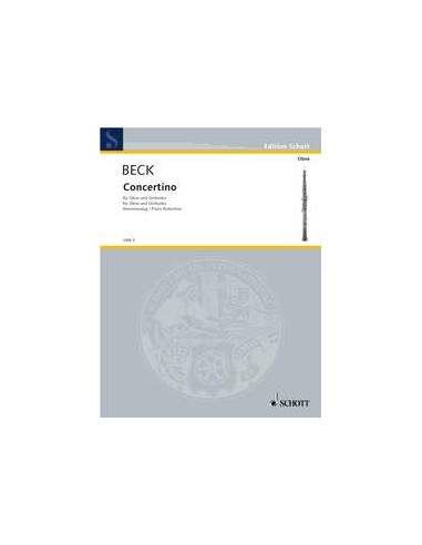 BECK C.-Concertino per oboe e pianoforte