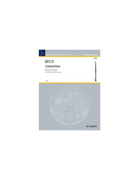 BECK C.-Concertino per oboe e pianoforte