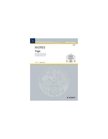 MORES R.-Fugue pour orgue