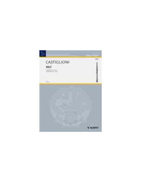 CASTIGLIONI N.-Alef (1965) para Oboe