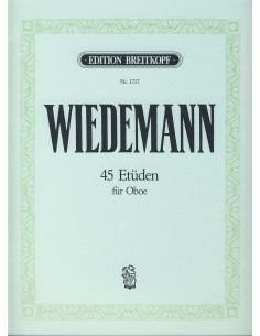 WIEDEMANN L.-Estudios (45) para Oboe