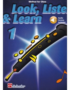 BOERSTOEL & KASTELEIN-Look, Listen and Learn (Metodo) Vol.1 para Oboe (Audio Online)