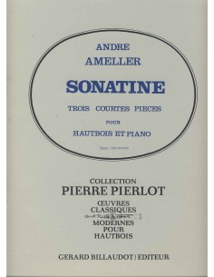 AMELLER A.-Sonatine (3 pezzi Courtes) per oboe e pianoforte