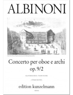 ALBINONI T.-Concierto Op.9 nº  2 en Re menor para Oboe y Piano (Meyer)