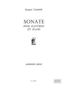CASTEREDE J.-Sonate for Oboe and Piano