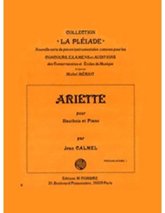 CALMEL J.-Ariette per oboe e pianoforte