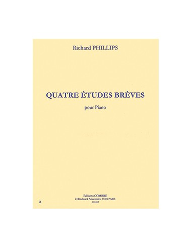 PHILLIPS R.-Short Dates (4) for Piano