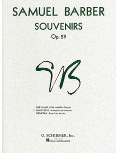 BARBER S.-Souvenirs Op.28 para Piano