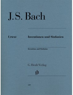 BACH J.S.-Invenciones y Sinfonias a 2 y 3 voces para Piano (Urtext)