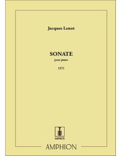 LENOT J.-Sonate (1971) pour piano