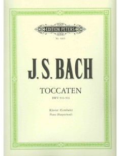 BACH J.S.-Toccate complete per pianoforte (Urtext) (Keller)