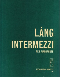 LANG I.-Intermezzi para Piano