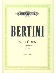 BERTINI H.-Studi Op. 32 per pianoforte (Ruthardt)