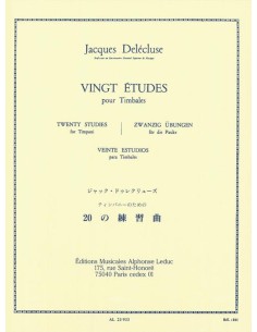 DELECLUSE J.-Etüden (20) für Pauken