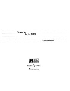 BERNSTEIN L.-Sonata para Piano