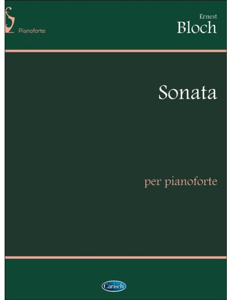 BLOCH E.-Sonate pour piano