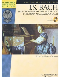 BACH J.S.-Album para Ana Magdalena (Seleccion de Piezas) para Piano (Tsitsaros) (Audio Access)