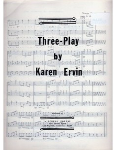 PERSHING K.E.-Three Play for Percussion Trio