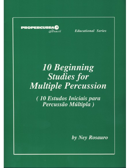 ROSAURO Ney-Beginning Studies (10) per percussioni multiple