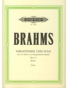 BRAHMS J.-Variaciones y Fuga sobre un Tema de Haendel Op.24 para Piano (Stephenson)