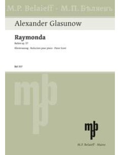 GLAZUNOV A.-Raymonda (Ballet en 3 Actos) Op.57 para Piano