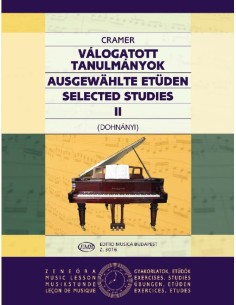 CRAMER J.B.-Selected Studies 2e pour piano (Dohnanyi)