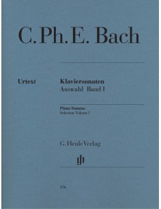 BACH C.P.E.-Sonatas Selectas 1º para Piano (Urtext)