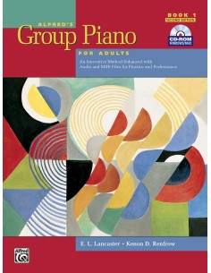 ALFRED-Group Piano for Adults: Student Book 1 para Piano (Inc.CD Rom) (Lancaster/Renfrow)